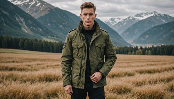 Adoptez le style intemporel avec la veste militaire m65 brandit